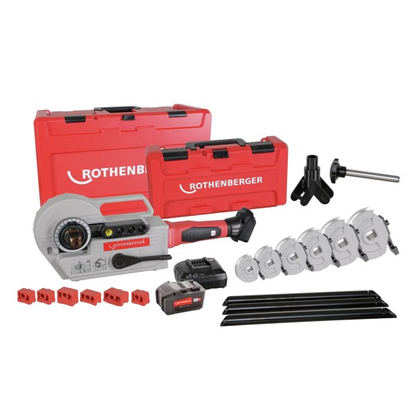 Akumulatorowa giętarka do rur ROBEND 4000 E Set 1/2"-5/8"-3/4"-7/8"-1.1/8"