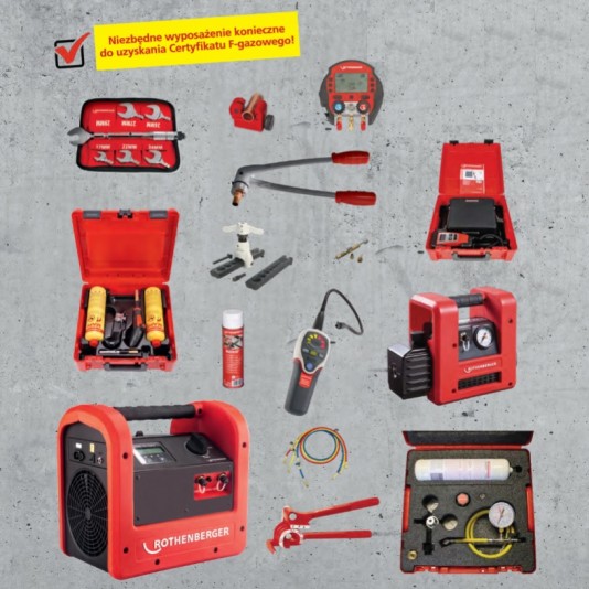 Rothenberger Zestaw RO-F-GAZ