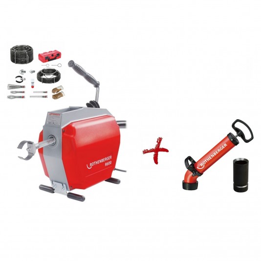 Przepychacz Rothenberger R600 Set 16/22 + ROPUMP SUPER PLUS
