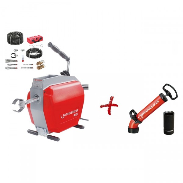 Przepychacz Rothenberger R600 Set 16/22 + ROPUMP SUPER PLUS