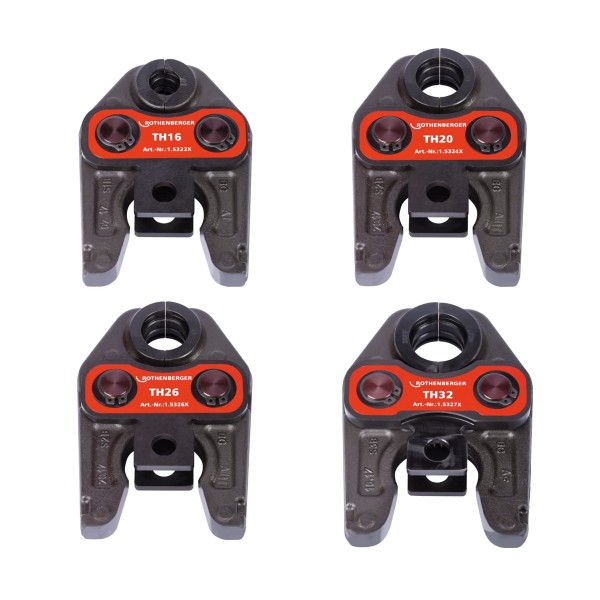 Zestaw 4 szczęk Standard TH 16-20-26-32 mm ROCASE