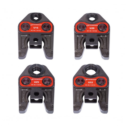 Zestaw 4 szczęk Standard U 16-20-25-32 mm ROCASE