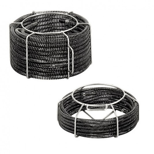 Spirale do czyszczenia rur w koszu